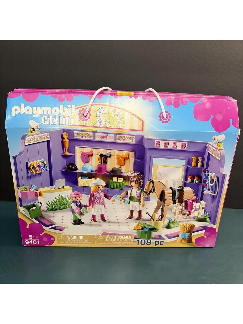 Playmobil City Life Horse Tackle Shop #9401 (NEW)